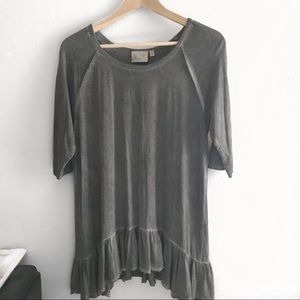 Dantelle gray tunic